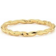 Guld Ringar 24Kae Elegant Gyllene Damring