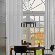 GU10 Taklampor Nordlux Pendel Vico Chandelier Taklampa Svart 53.4 x 53.4 x 17 cm Pendellampa