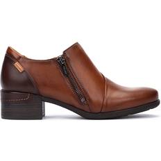 Pikolinos Dame Højhælede sko Pikolinos High Heel Shoes Leather Malaga - Marron Claro