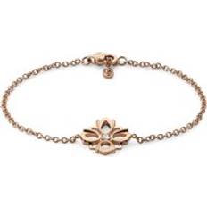 Gucci Rose Gold Bracelets Gucci Flora 18ct Rose Gold Diamond Chain Bracelet