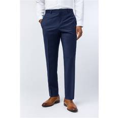 Ted Baker Trousers Ted Baker Flannel Slim Fit Trouser - Blue