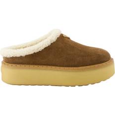 Fleece Slippers Pelsforede Mules - Beige