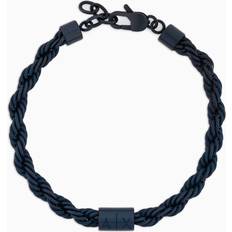 Blue Stainless Steel Chain Bracelet - Blue Stainless Steel