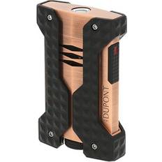 S T Dupont Lighter Windproof Jet Black Copper W21325