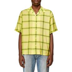 Diesel Oxford Shirts Diesel Mens S-Nabil Checked Shirt - Green