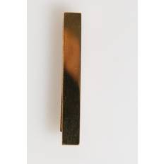 Gold - Men Tie Clips Dolce & Gabbana Gold Tone Brass Logo Branded Men Tie Clip Bar