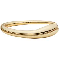 Tory Burch Pierced Gold Cuff Bracelet 18kt Gold Plated Brass