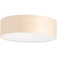 Beige Ceiling Flush Lights Scandi Living Fair Ø40 cm Ash Ceiling Flush Light