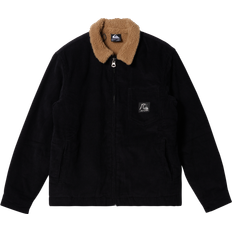 Checkered Outerwear Quiksilver Kid's DNA Sherpa Harrington Casual Jacket - Black
