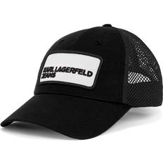 Karl Lagerfeld Huvudbonader Karl Lagerfeld Jeans Keps Netzstoff Kappe Mit Klj Logo - Svart Vit