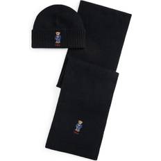 Polo Ralph Lauren Herre Halstørklæde & Sjal Polo Ralph Lauren Bear Tørklæde Og Hue Sæt - Beige/Blå/Lys Rød/Sort