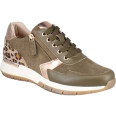 Josef Seibel Women Shoes Josef Seibel Emilia 01 Leather Sneaker Für Damen - Oliv