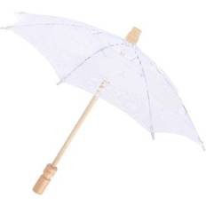 Umbrellas White Mini Lace Wedding Bridal Umbrella -