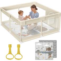 Playpen With Mat 47x47 Inch