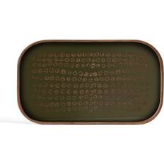 Glas Serveringsbricka Ethnicraft Second Nature Valet Tray Glass Rectangular 31 x 53 cm Serveringsbricka