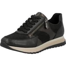 Rieker 40 ⅓ Skor Rieker Bekväm Sneakers Nubuck Skinn - Black Multi