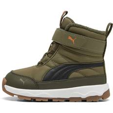Puma Støvler Puma Evolve Toddlers Boots Shoes - Olive/Black/Orange Glo