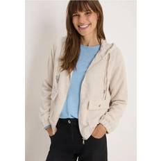 Corduroy - Women Outerwear Cecil Damen Cordjacke Mit Kapuze - Beige