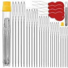 75 Pack Premium Eye Needles With 4 Needle Threaders