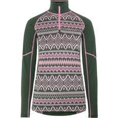 Kari Traa Malia Half Zip Merino Undertøj Damer - Grå
