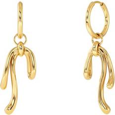 Edblad Øreringe Lace Hoops Gold - Guld