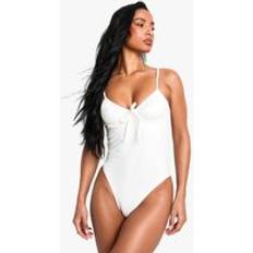 Sportswear Garment - White Swimsuits boohoo Essentials Underwired Swimsuit - White