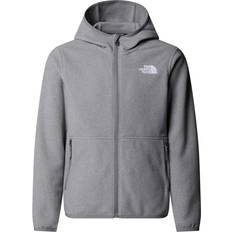 Piger - S Fleecetøj The North Face Glacier Full Zip Hoodie Fleecejakke - Mid Grey