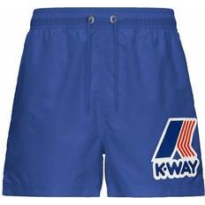 Herr - Vattentät Badkläder K-Way Nylon Badshorts Med Rak Skärning