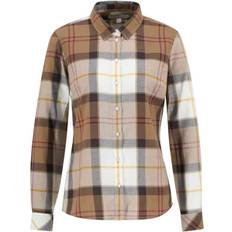 Barbour Dam Överdelar Barbour Tartanmönstrad Blusar Skjorta Långärmad -