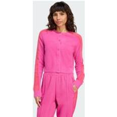 Adidas Cardigans adidas Fluffy Knitted Cardigan Semi Lucid - Fuchsia