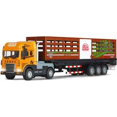 KLX Die-cast Truck With Animal Trailer Light Sound
