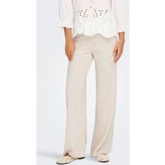 Baggy - Dame Bukser Only Onlthea Baggy Fit Strikkede Bukser - Stone
