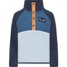 Didriksons Monte Half Buttoned Fleecesweatere Børn - Cloud Blue
