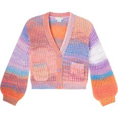 Multifärgade Koftor Barnkläder Stella McCartney Kids Space-dyed Cardigan - Multicoloured
