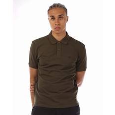 CP COMPANY Polo Shirts CP COMPANY Stretch Piquet Logo Polo Shirt - Green