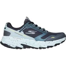 Natural - Women Shoes Skechers Trail Altitude 2.0 Ravine Leather Walking Shoes - Navy/Aqua