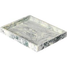 ferm LIVING Mist Dekorationsbricka 15x20 cm Emerald Off-white Dekoration