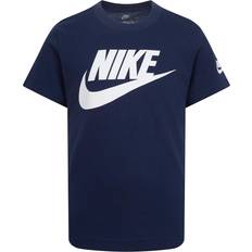 Nike Little Kid's Futura Evergreen T-shirt - Midnight Navy/White (86J575-B0H)