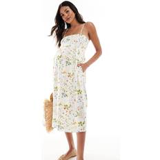 XXS Graviditets- & Ammetøj Vero Moda Maternity Easy Hvid Ankellang Cami Kjole XXS