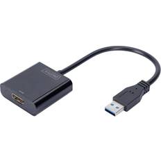 Digitus USB A 3.2 Gen 1 - HDMI M-F Adapter