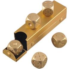 Whiskysteine in Würfelform Gold 5 Stk