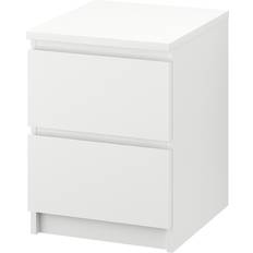 Byrå 40 cm IKEA Malm Med 2 Lådor Vit 40x55 cm Byrå