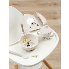 Silikone Børneservice Done by Deer Foodie First Meal Set Suction Tiny Farm Sand