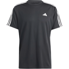 Adidas T-shirts on sale adidas Train Essentials 3 Stripes Training T-shirt - Black/White