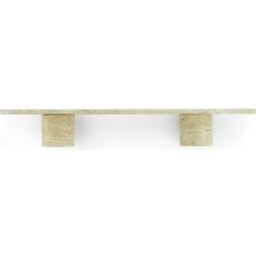 Normann Copenhagen Væghylder Normann Copenhagen Sten Hylde 80 cm Travertine Væghylde