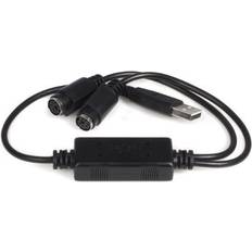 StarTech USB A-2xPS/2 2.0 M-F 0.5m