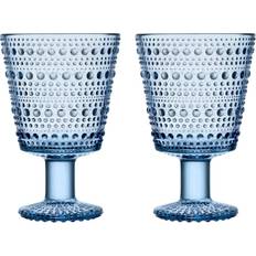 Iittala Kastehelmi Glas På Fod 26 Cl Aqua Drikkeglas 26cl 2stk