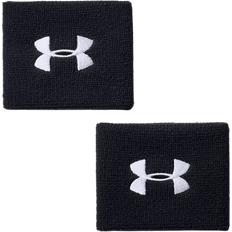 Black - Women Wristbands Under Armour Performance Men's 3" Wristband 2-pack - Black/White