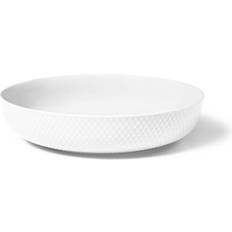 Lyngby Porcelæn Rhombe Serveringsskål 28 cm Vit Serveringsskål 28cm 2.85L