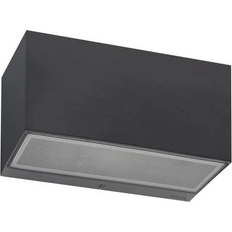 Norlys Asker 1511 Väggarmatur LED 8W 3000K 186 lm Grå Väggplafond 22.5cm